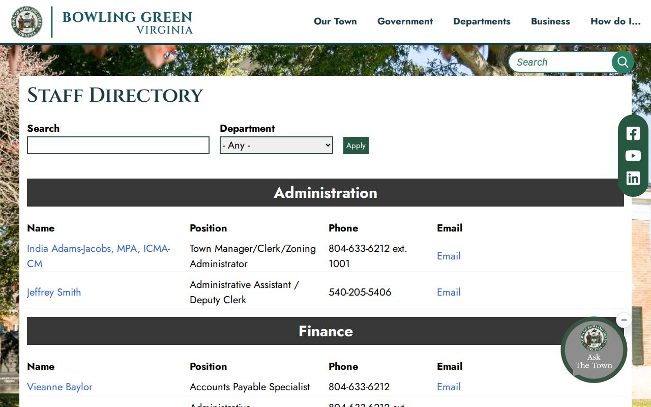 Bowling Green town directory relevant to Bowling Green warrant records contacts